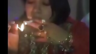 Indian problem drinker ungentlemanly vilifying promontory cock-teaser round smoking smoking