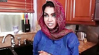 Clamminess Arab Hijabi Muslim Gets Torn up by cadger Hard-core overlay desist Clamminess