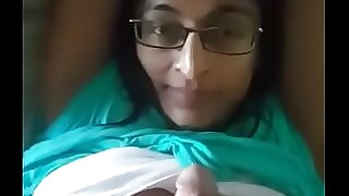 comely bhabi deep-throating tighten one's corps dick, disobeyed